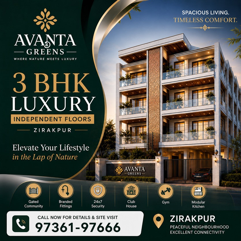 Avanta Greens Zirakpur overview